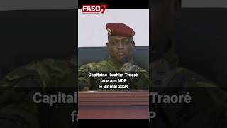 quotIl faut les combattre Cest sans pitiéquot Capitaine Traoré burkinafaso faso7 vdp shorts [upl. by Faydra]