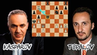 The fiercest attack in the history of chess kasparov vs topalov [upl. by Davidoff]