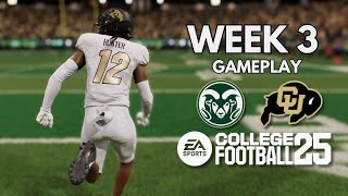 Week 3  Colorado vs Colorado State  College Football 25  Full Game Simulation [upl. by Eleanore]