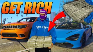 How To Make Money In GTA 5 RolePlay FiveM [upl. by Yleen65]