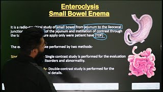 Small Bowel Enema  Enteroclysis Procedure  Part1  In Hindi  Radiological Procedure [upl. by Adlai]