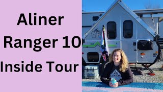 My Aliner Ranger 10 mini tour [upl. by Anthea186]