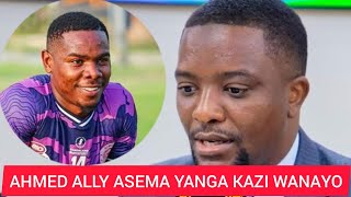 AHMED ALLY quotHAMZA AMEREJEA MAZOEZINIquot  FADLU DAVIDS ASEMA KIKOSI KIMETIMIA [upl. by Llewkcor]