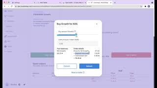 How to buy Growth Token using MuesliSwap Cardano DEX [upl. by Suilmann]