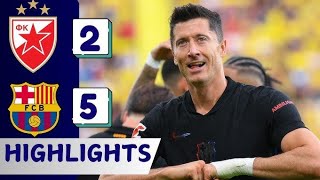 Barcelona Vs Crvena Zvezda full match Hightlight [upl. by Fakieh]