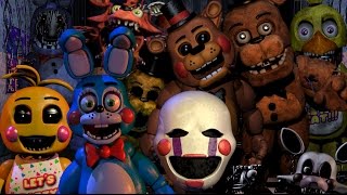 FNAF 2 All Animatronics attack [upl. by Meesan462]