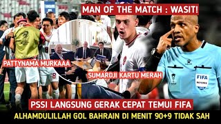 ALHAMDULILLAH DI ACCquot FIFA tidak sahkan gol Bahrain ke Indonesia di menit ke 909 karena bukan 906 [upl. by Nirac]