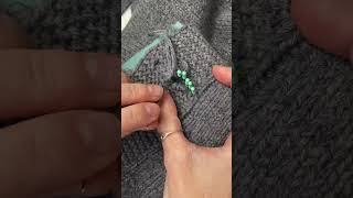 Discreet garter stitch repair [upl. by Seamus]