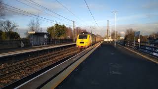 1Q24  Full Yellow New Measurement Train  Trainspotting At Morpeth  26022024 [upl. by Franklyn]