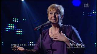 Melodifestivalen 2009 Susanne Alfvengren Du är älskad där du går [upl. by Ijuy]