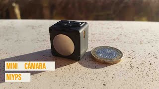 Mini Cámara Espía NIYPS 1080P FULLHD Unboxing análisis opinión e instrucciones de funcionamiento [upl. by Alikahs265]