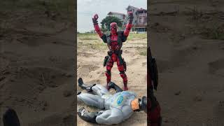 Deadpool vs Batman amp Venom memorable revenge  Marvel Toys [upl. by Brody]