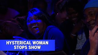 Hysterical Woman Stops Show  Jonnie W [upl. by Eli]