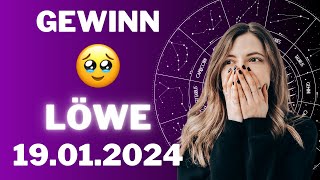 LÖWE ♌️😊 ES KOMMT❗DER GRÖSSTE GEWINN DEINES LEBENS 🍀🎁 Horoskop  19Januar 2024 löwe tarot [upl. by Oned]