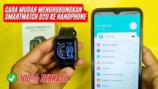 Cara Mudah Setting D20 Smartwatch  Y68 Smartwatch [upl. by Atinihc899]