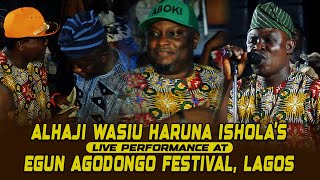 Wasiu Haruna Isholas Live Performance At Egun Agodongo Festival [upl. by Tenner]