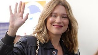 Léa SEYDOUX James BOND No Time to Die  LOUIS VUITTON show Paris October 2nd 2023 02102023 LV [upl. by Ennaihs]