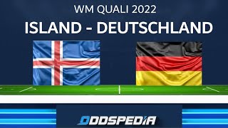 WM Quali ISLAND  DEUTSCHLAND Prognose amp Tipps ⚽️🏆 [upl. by Britney]