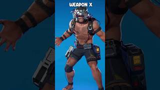 NEW Weapon X skin in Fortnite x Wolverine [upl. by Tiena]