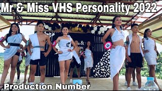 Mr amp Miss Personality 2022  Production Number  Vallehermoso High School [upl. by Orson]