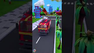 Fire Truck Song  Car Songs Shorts [upl. by Atekal]