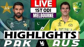 PAKISTAN VS AUSTRALIA 1ST ODI MATCH FULL HIGHLIGHTS 2024  PAK VS AUS [upl. by Ettevad]