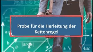 Probe für die Herleitung der Kettenregel [upl. by Acinot]