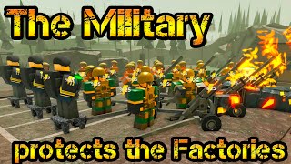 The Military protects Factories Roblox Tower Defense Simulator [upl. by Nieberg858]