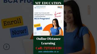 BCA Admission Open  Distance Learning [upl. by Swift]