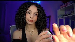 ASMR  Pure Clicky Inaudible Whispers amp Mouth Sounds✨ Plucking Gentle Face Touching Hand Movements [upl. by Nymrak]