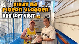 SIKAT NA PIGEON VLOGGER NAG LOFT VISIT 😱 Reggie Cruz Loft amp Aviary reggiecruzloft racingpigeon [upl. by Anelej824]