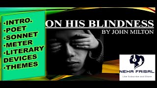 On His Blindness by John Milton Part 01 [upl. by Norahs]