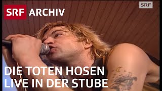 Die Toten Hosen Wohnzimmerkonzert 1993  Punk in der Stube  SRF Archiv [upl. by Yenattirb]