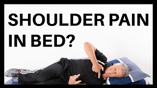 How To Stop Shoulder Pain in Bed Sleeping Postures [upl. by Ariait]