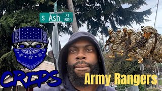 Hilltop Crips Vs US Army Rangers Shootout [upl. by Adon]