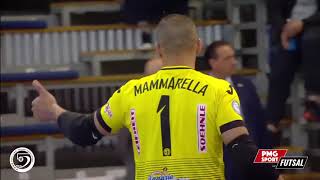 Parate Stefano Mammarella 20182019 Portiere Calcio a 5 Futsal [upl. by Johppah640]