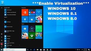 Como HABILITAR la VIRTUALIZACIÓN en Windows 10📌 2023💥Método Garantizado👌 [upl. by Abas]