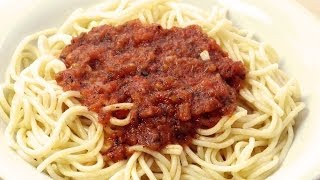 Neapolitan Sauce Spaghetti Recipe [upl. by Aimak]