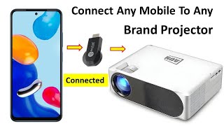 How To Connect Mobile To Any Brand Projector  Mobile Ko Projector Ke Saath Kaise Connect Kare [upl. by Myrtie782]