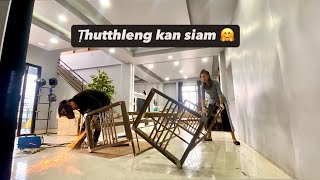 Ṭhutthleng siam leh thildang kan tih te  Karkhat chhunga ka hun hmandan  how to make couch  DIY 😊 [upl. by Lemak381]