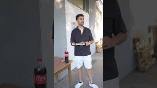 Mentos mit Cola trinken … 😱😂  Mosalem66 essen shortsmitmarietta [upl. by Shulem]