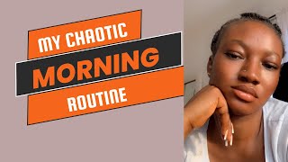 MY CHAOTIC AND REALISTIC MORNING ROUTINE LIVING ALONE [upl. by Andrei]