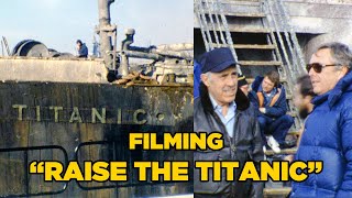 Raise the Titanic  backstage filming Piraeus Greece 1980  Silent super 8mm film [upl. by Marrissa]