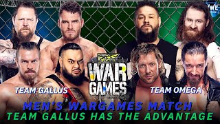 WWE 2K24 NXT WARGAMES TEAM GALLUS VS TEAM OMEGA INSIDE WARGAMES [upl. by Joelynn]