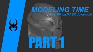 Modeling Scifi Helmet Hardsurface Subdivision Tutorial in Maya Part 1 [upl. by Painter5]