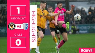 HIGHLIGHTS  Newport County 1 Gillingham 0 [upl. by Iover]