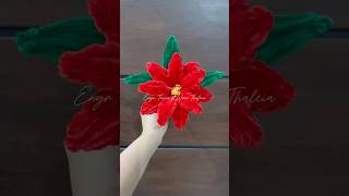 Poinsettia fypage fyp poinsettias poinsettia diy diycraft tutorial [upl. by Marpet]