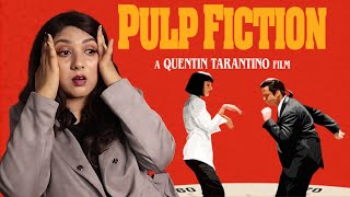 no uncomfortable silences in this movie Pulp Fiction MOVIE REACTION first time watching [upl. by Adnilemreh]