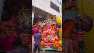 This time dhoolpet ganesha making 😍 Sorry bappa 🥺 shortvideo teluguvlogs shorts [upl. by Crissie462]