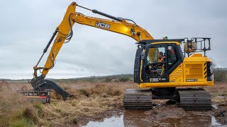 CD Forestry Excavations JCB 150X with Astrak Tracks [upl. by Ehcadroj719]